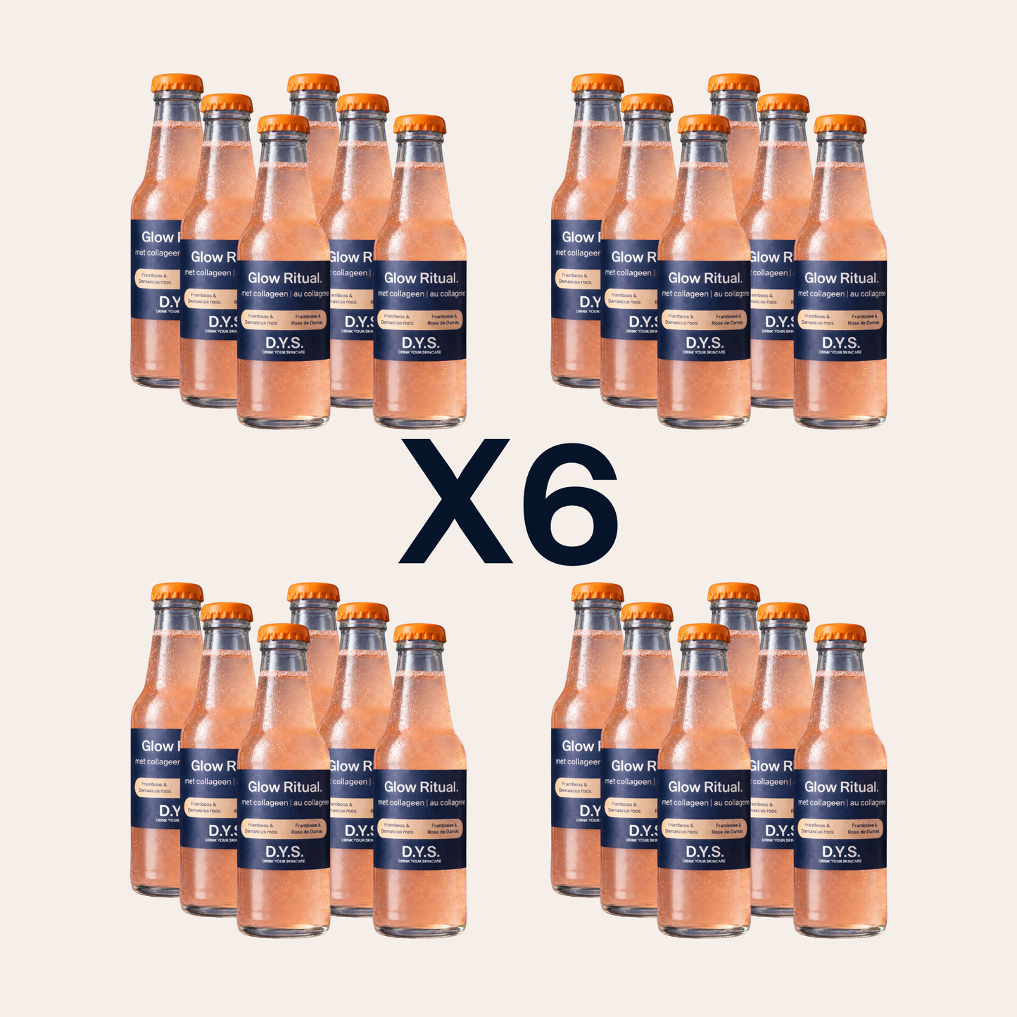 Glow Ritual – Abonnement 6 cycles (144 bouteilles)